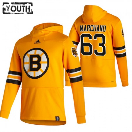 Boston Bruins Brad Marchand 63 2020-21 Reverse Retro Hoodie Sawyer - Kinderen